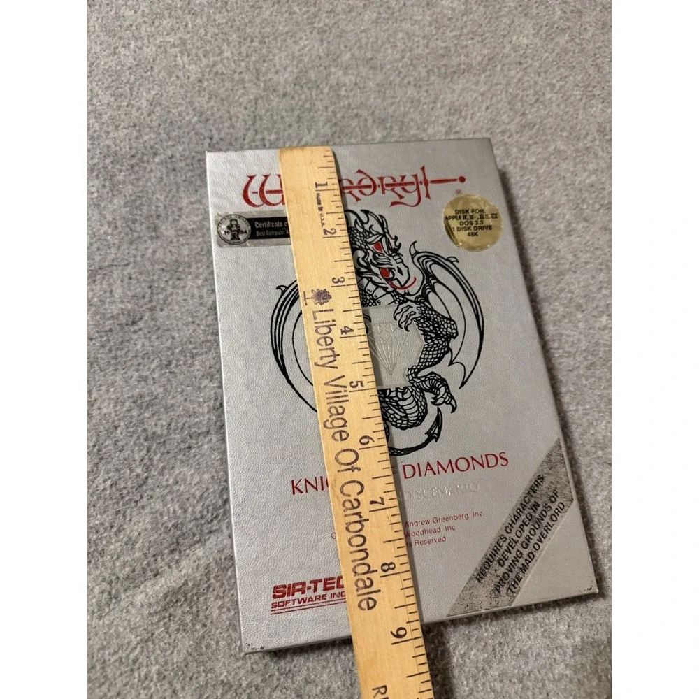Wizardry Knight of Diamonds The Second Scenario RPG Apple ll GUIDES MAPS CODES